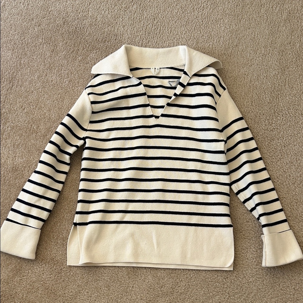 Arket stripe top Xs